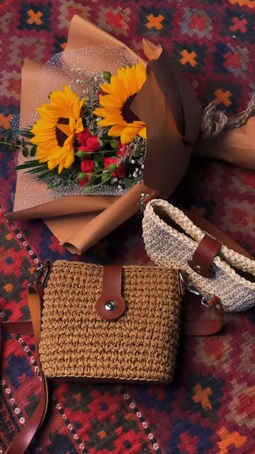 کیف رافیا مدل لنا بافت دولایه منسب ۴ فصل